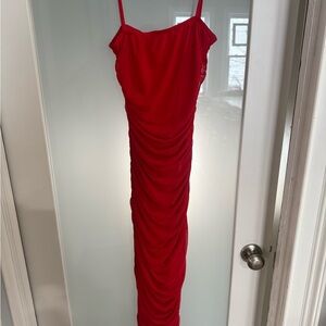 PrettyLittleThing Bodycon Red Dress